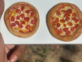 Miniature pepperoni pizza