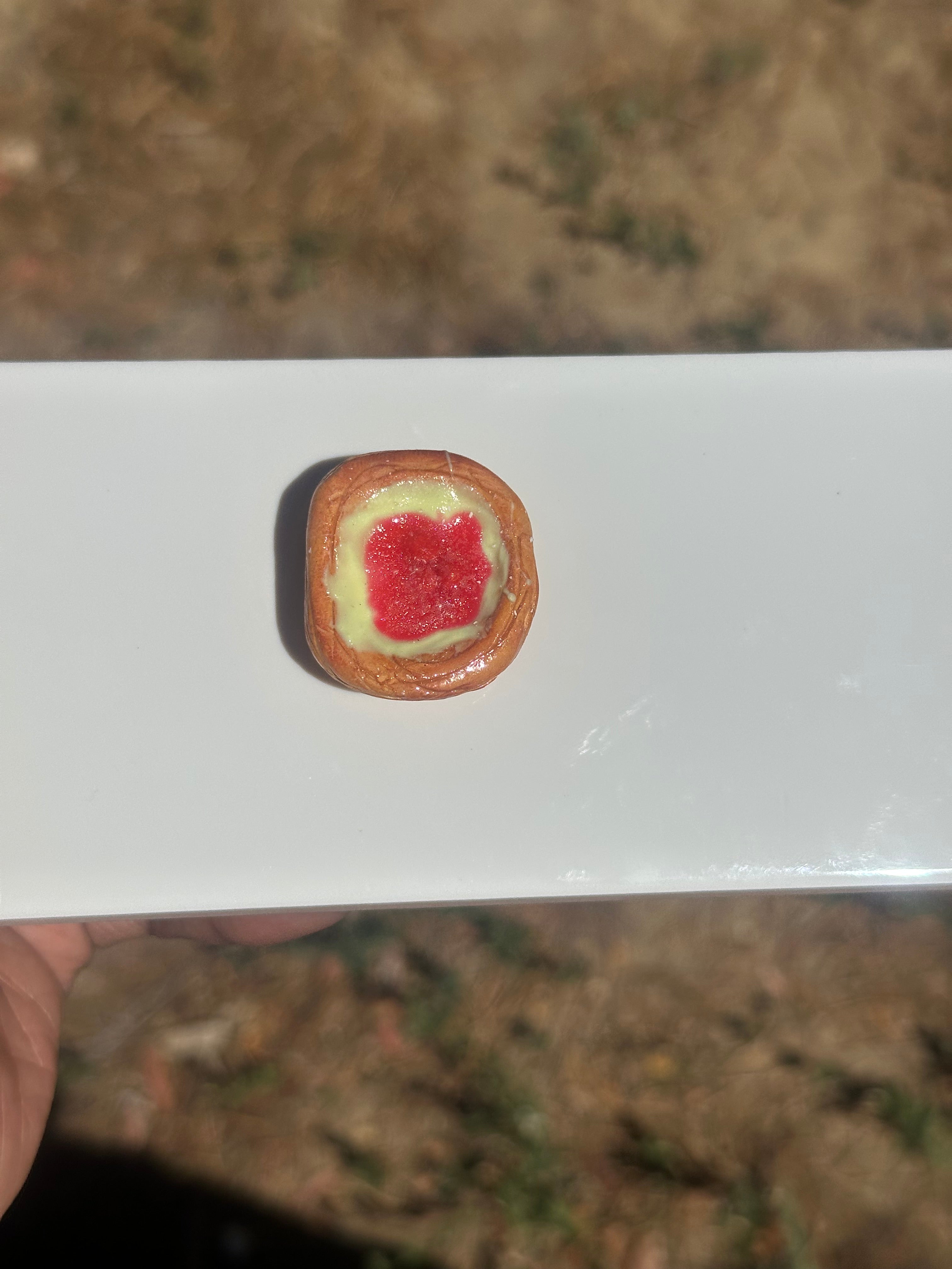 Miniature Strawberry danish