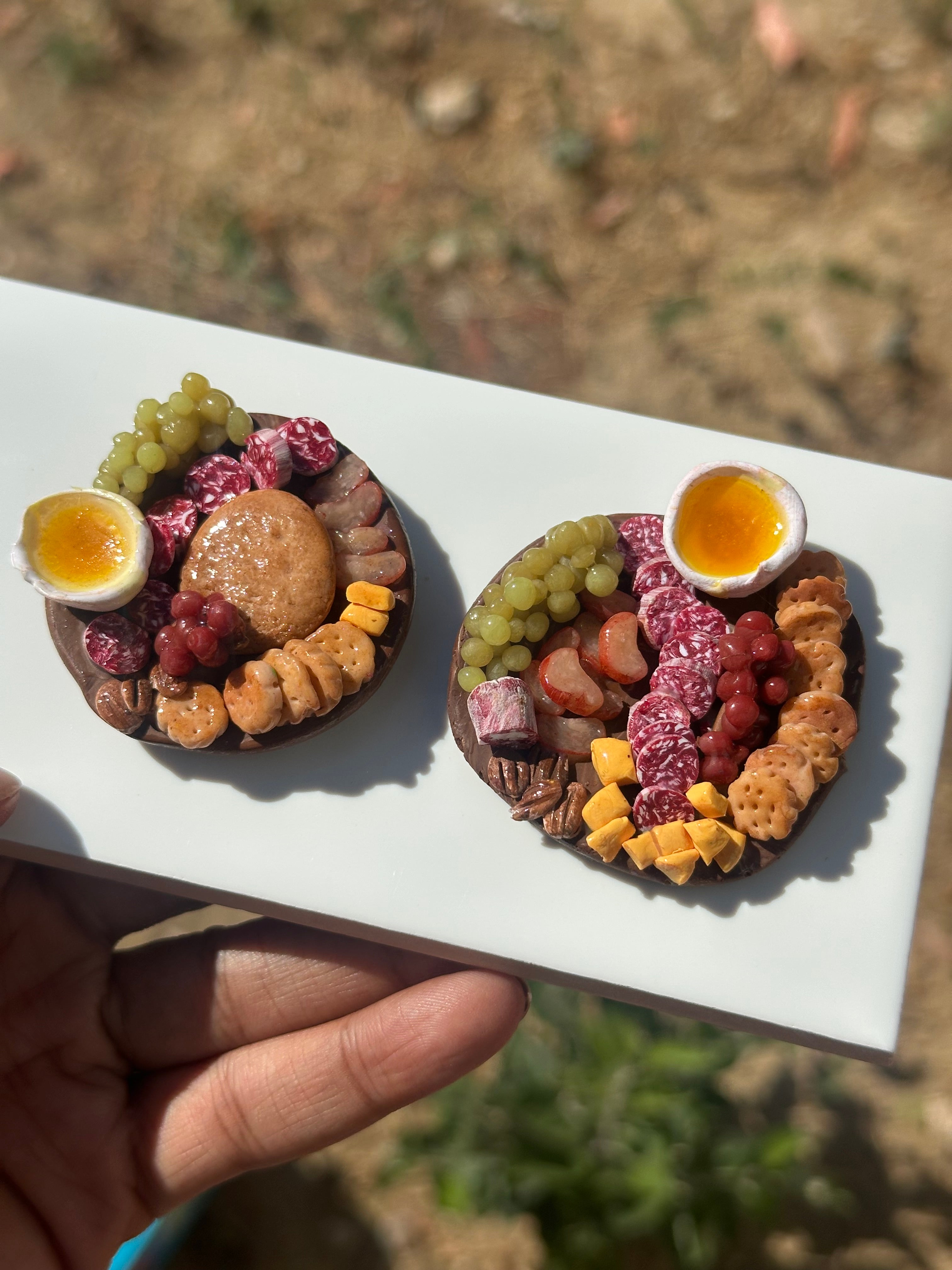 Miniature charcuterie board